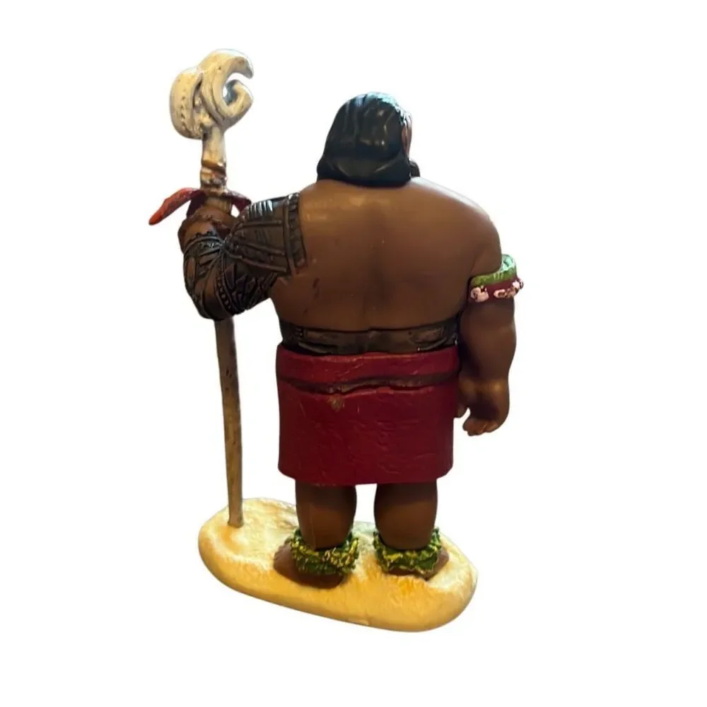 Disney Moana Maui Figure With Staff Toy Collectible‎